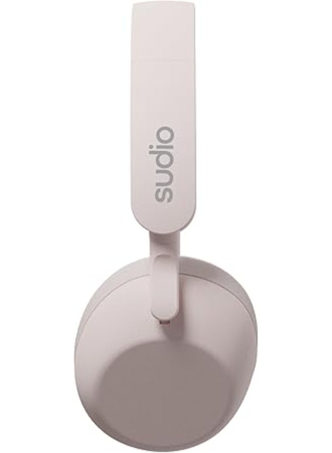 Sudio R3 Powder Pink - Over-Ear  Headphones, Up to 35 Hours Play Time, USB-C Charging, Built-in Microphone (1), Touch and Click Buttons, Bluetooth 5.4 - Image 3